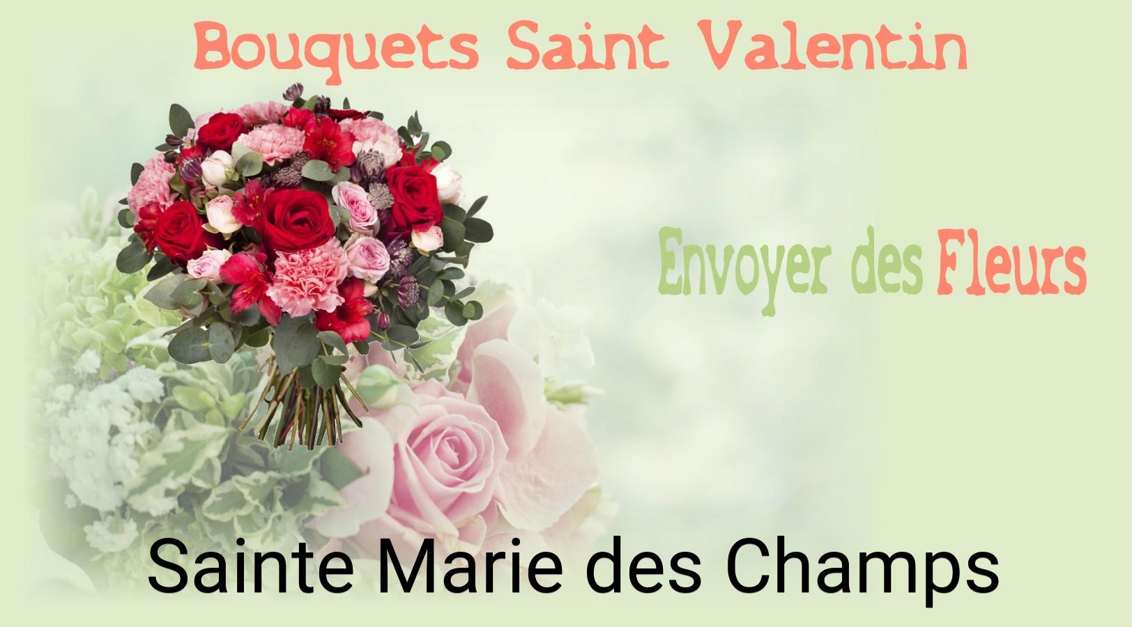 Roses de Saint-Valentin livrées à Sainte-Marie-des-Champs